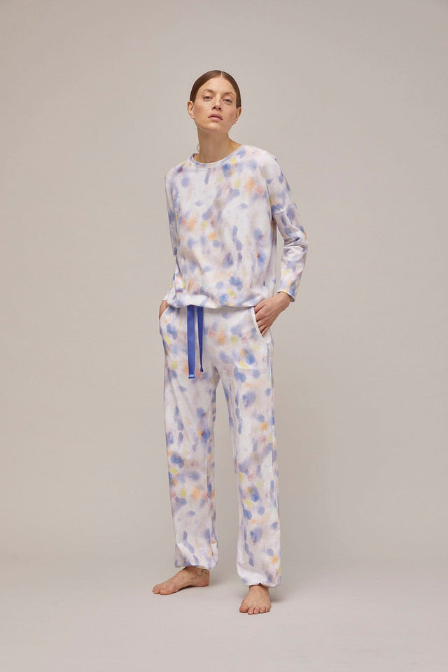 regina-296 XS / Watercolour Billie Print Pyjamapants