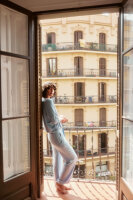 Shirt Cami frozen blue XL