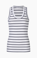 Tanktop Cadis striped blue/white