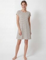 Nightdress Clair 95cm offwhite / marineblau S